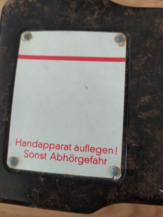 Telefone militar alemão vintage