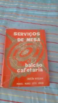 Serviços Mesa Balcão Cafetaria hotelaria 1969 manuel mendes leite raro