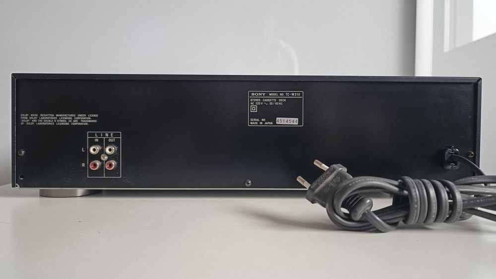 Sony TC-W310 podwójny magnetofon kasetowy. Po serwisie.