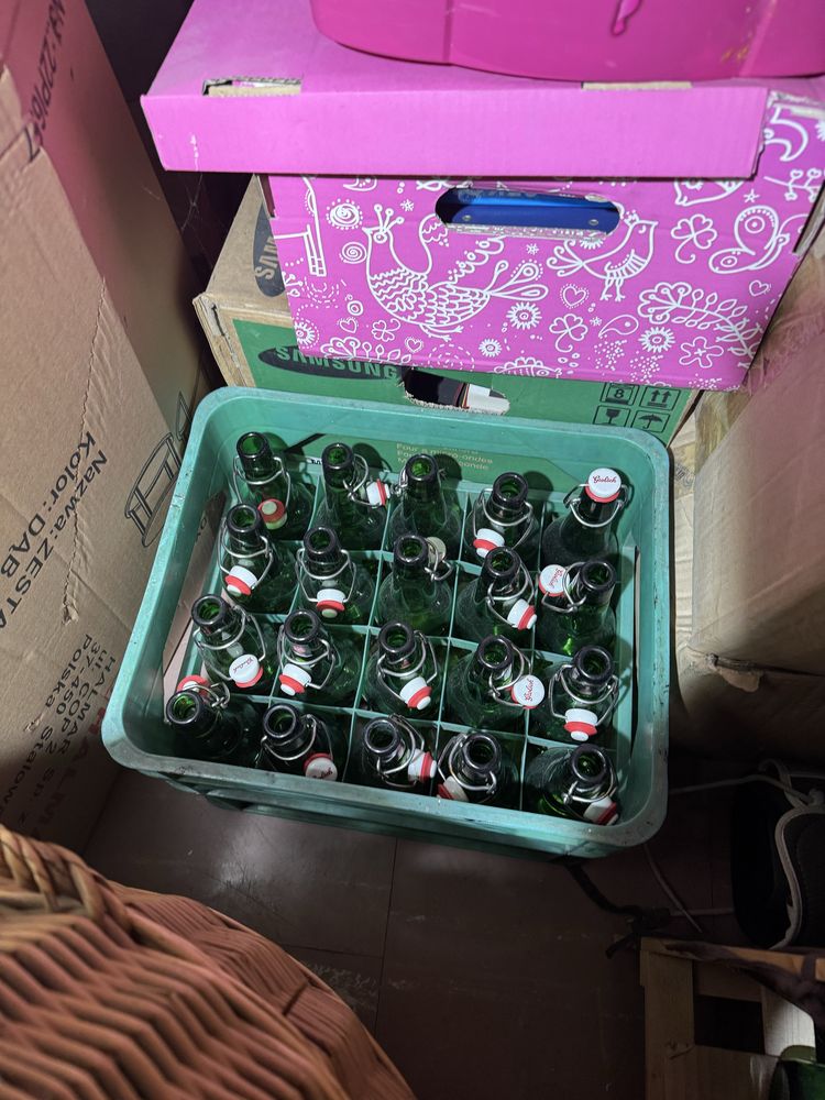 Butelki Grolsch i inne