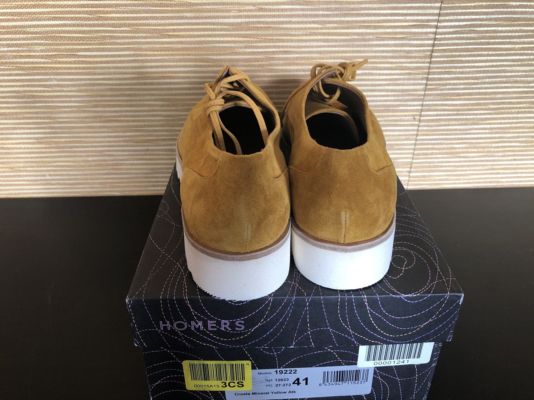 Buty Homers Crosta Mineral Półbuty sznurowane r.41 26cm Nowe Skóra