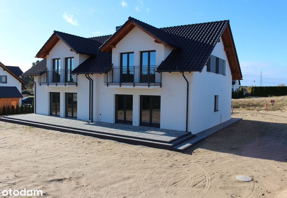 Dom bliźniak, stan deweloperski, w pobliżu Gdyni, bez pośredników