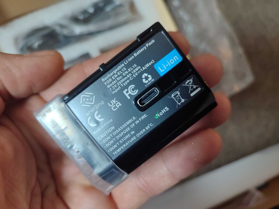 Батареи EN-EL15 2500 мАч для Nikon серии Z, D 2шт.