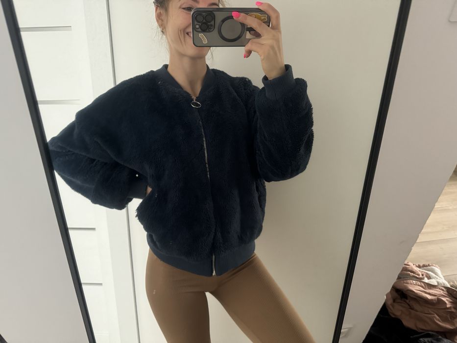 Kurtka bomberka futerko miś