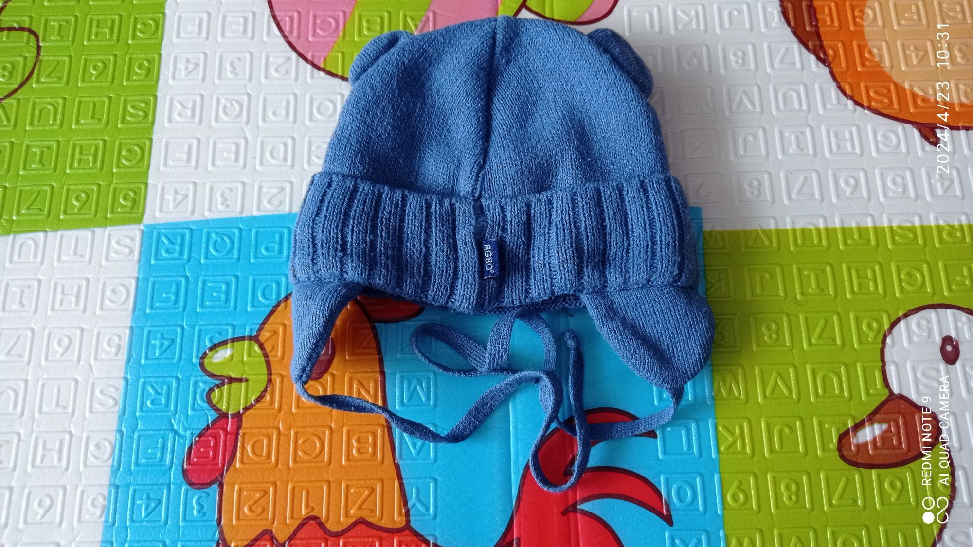 Zimowa czapka, rozmiar 40/42 cm, marki Agbo