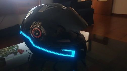 NOWE!! Oświetlenie kasku LED motocyklowy motocykl kask