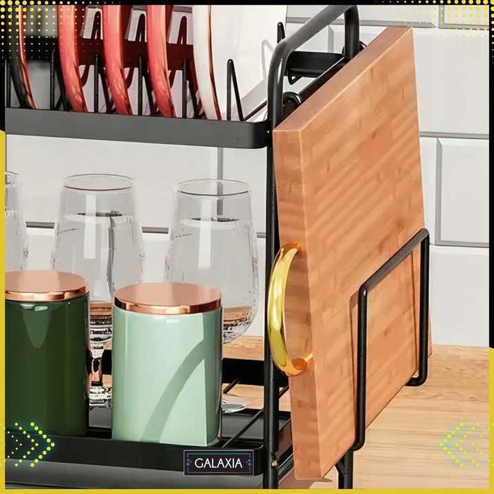 SUSZARKA DO NACZYŃ Stojąca Dwupoziomowa Duża Ociekacz na Naczynia