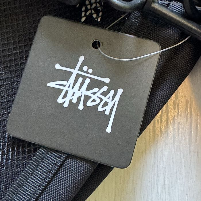 Топ! Сумка-мессенджер через плече Stussy у чорному кольорі. Барсетка.