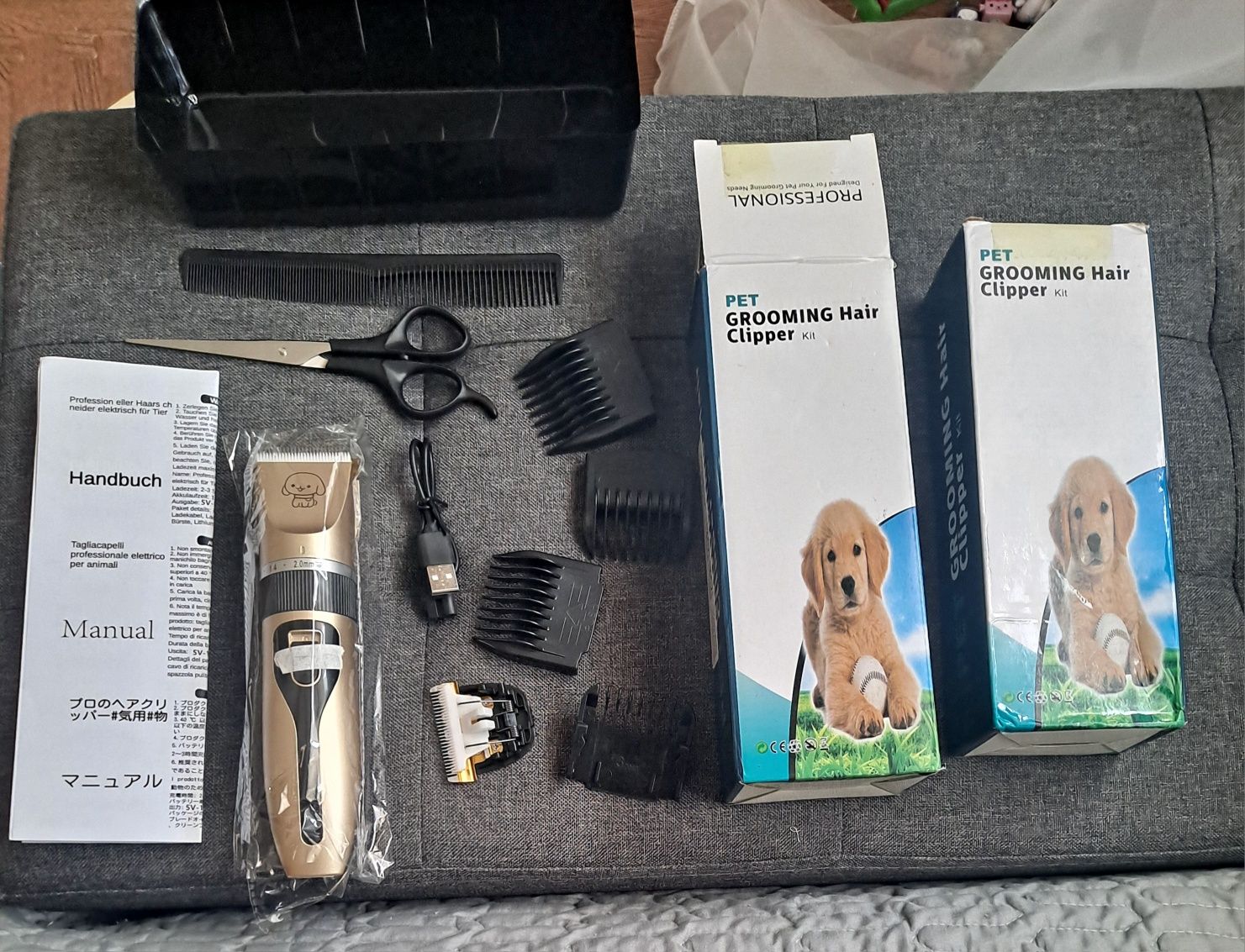 Maquina de tosquiar cães