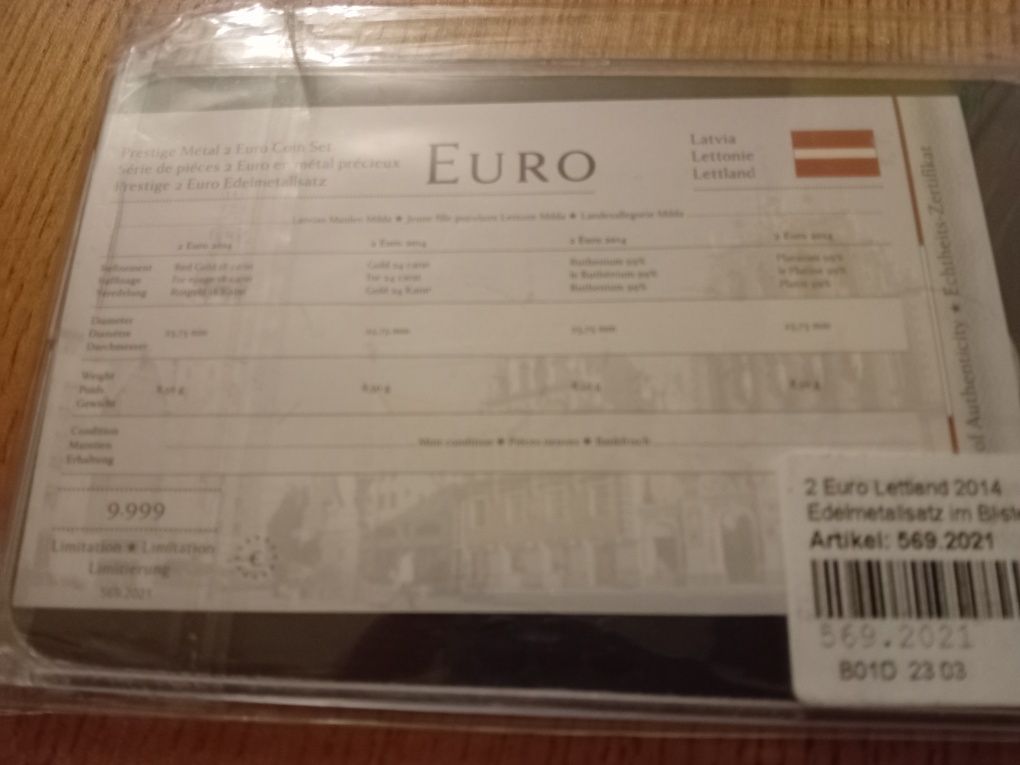 Moedas de colecção 2€