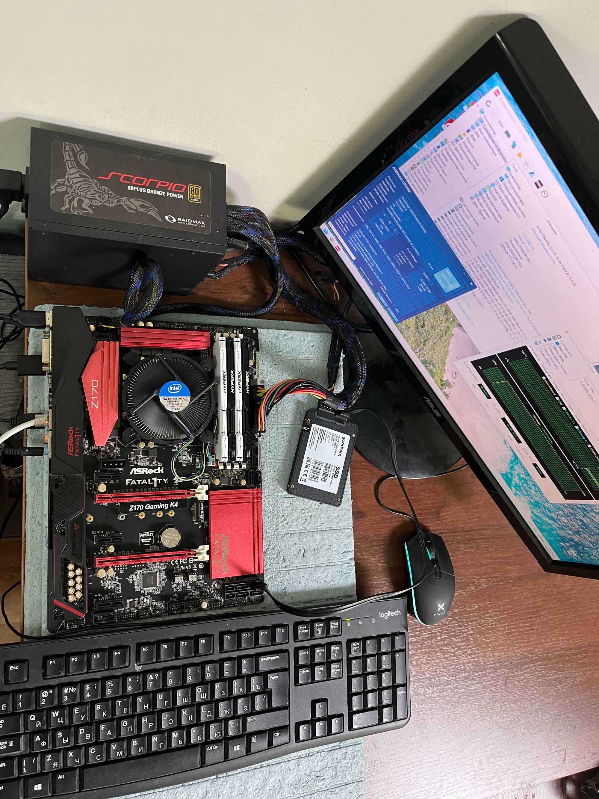 ТОП! Материнская плата ASRock FATAL1TY Z170 Gaming K4 LGA1151 DDR4