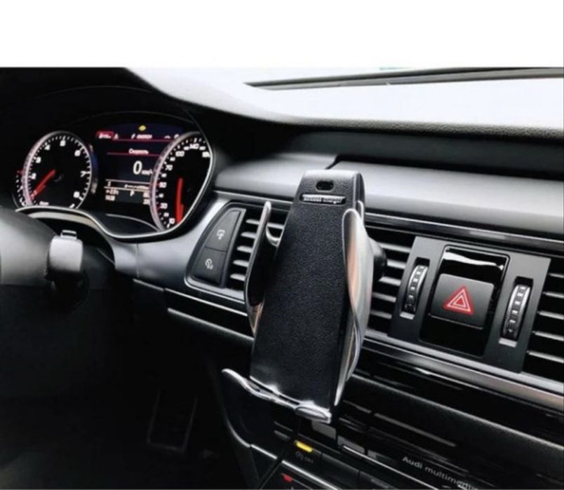 Сенсорний автомобільний тримач із бездротовою зарядкою, універсальний
