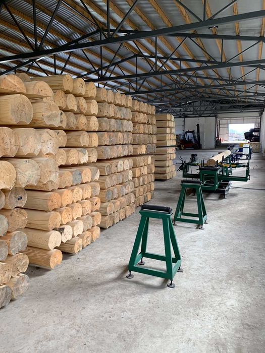 Брус хвойний оциліндрований, брус стіновий, брус будівельний ф24см