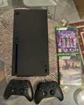 Xbox series x 1TB + 2 pady i 2 gry