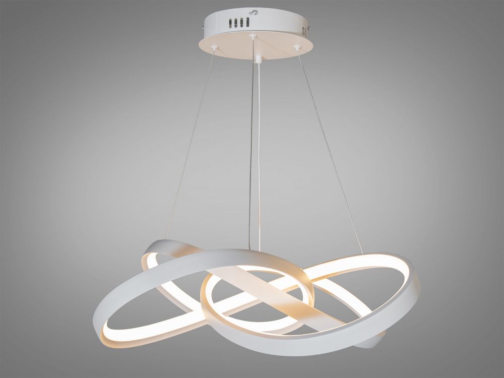 Підвісна LED люстра біла 100W