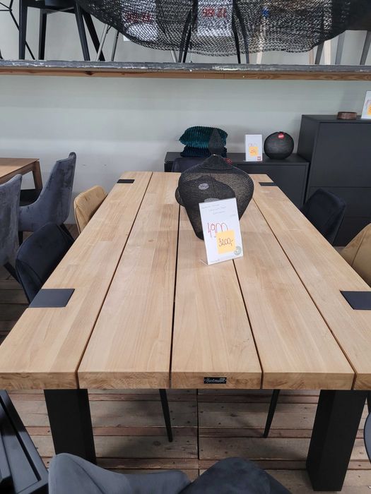 Stół Hartman Essme 200x100cm aluminium, teak