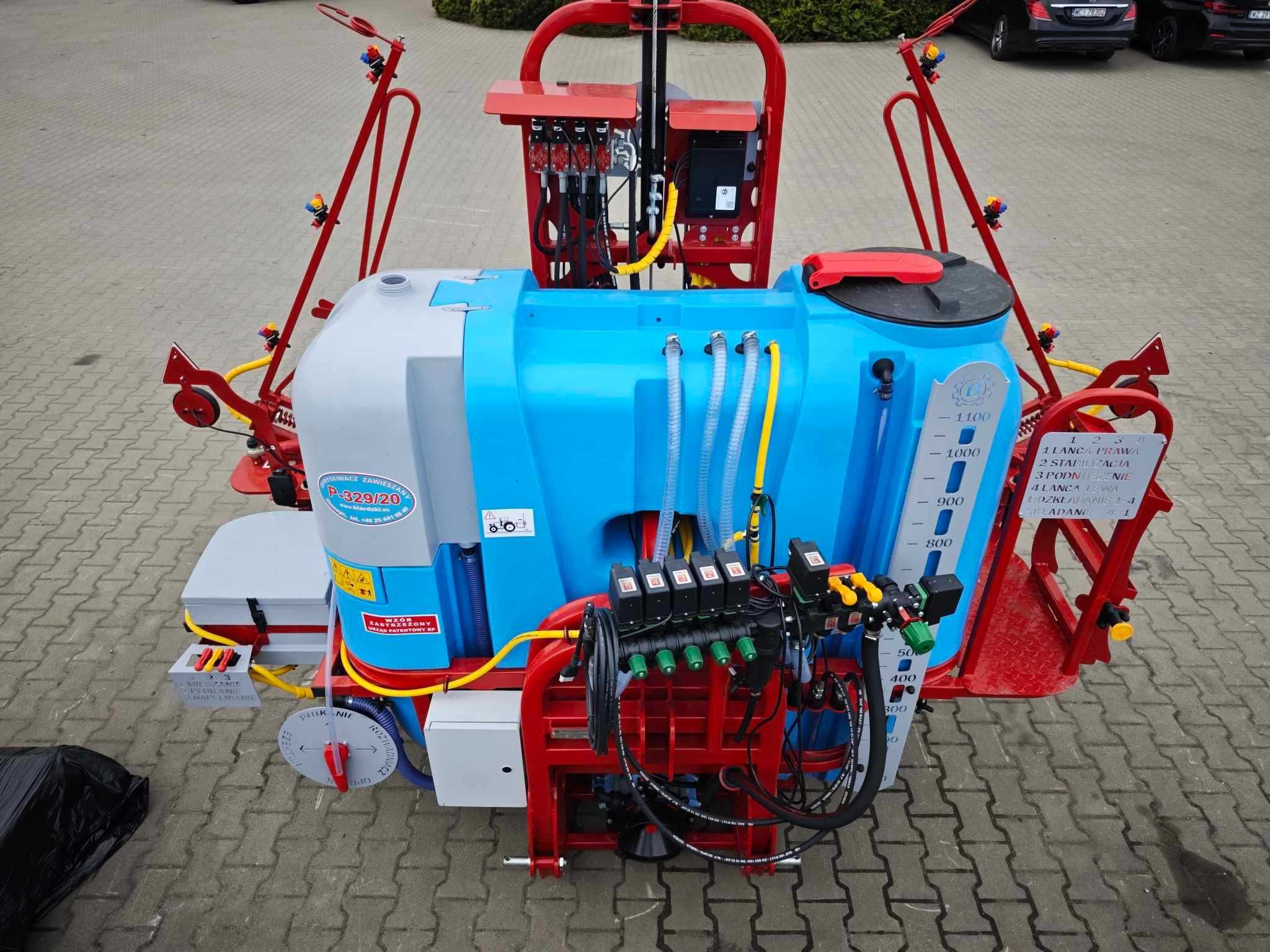 opryskiwacz zawieszany ciągany Biardzki 800l 1000l 1200l