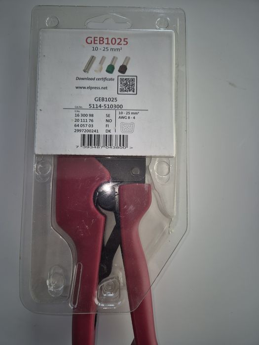 Zasiskarka ręczna Elpress GEB1025