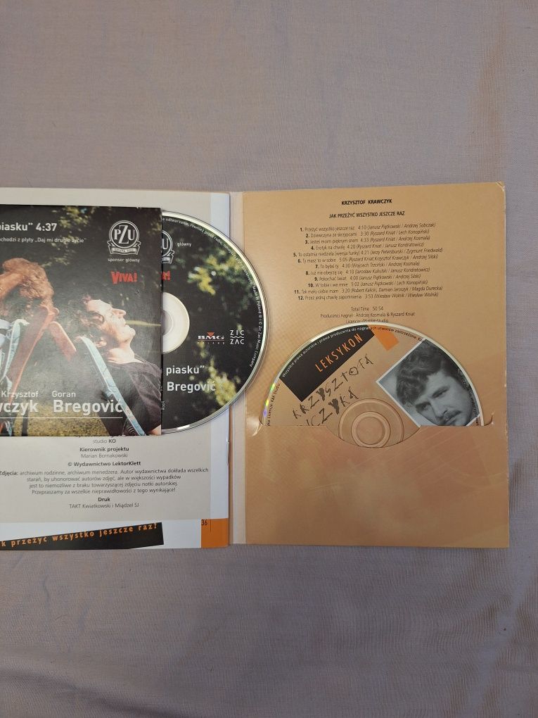 Krzysztof Krawczyk płyta CD x2 z książeczką i śpiewnikiem