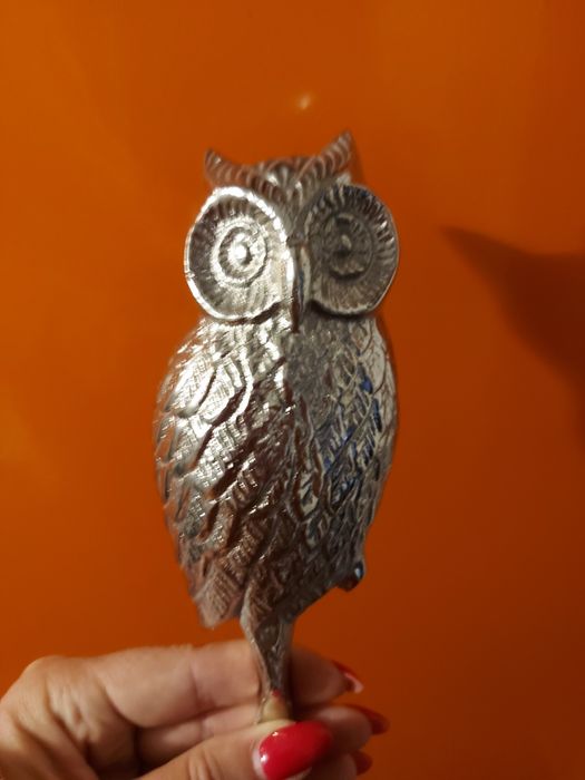 Wieszak metalowa Sowa