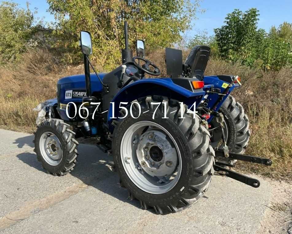 Мінітрактор ДТЗ 5354 HPX Широкі колеса Реверс Доставка по всій Україні