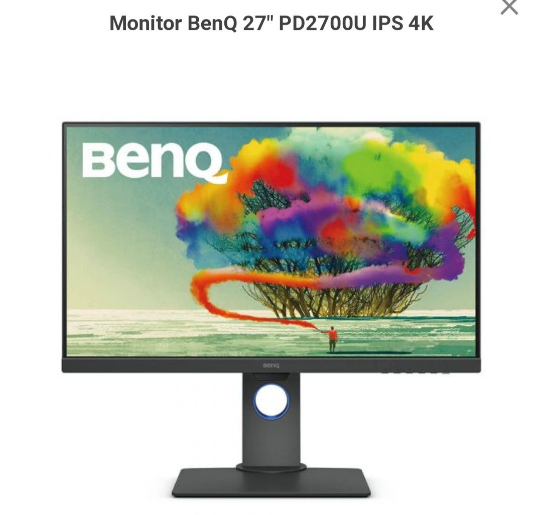 Monitor BenQ 27" PD2700U IPS 4K