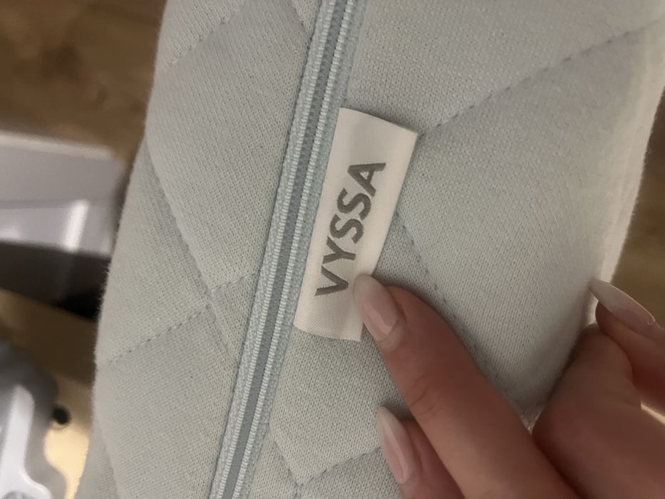 Rama lożka IKEA MYGGA z materacem VYSSA