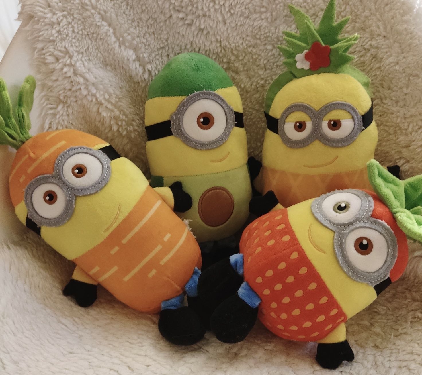 Lote de 4x peluche