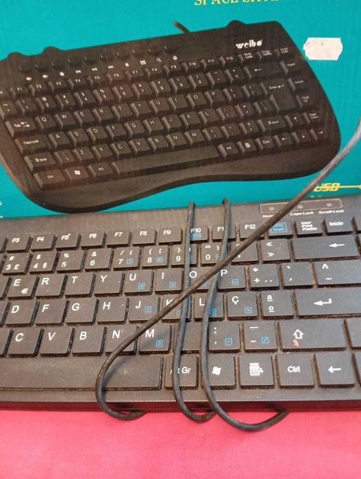 Teclados entrada usb