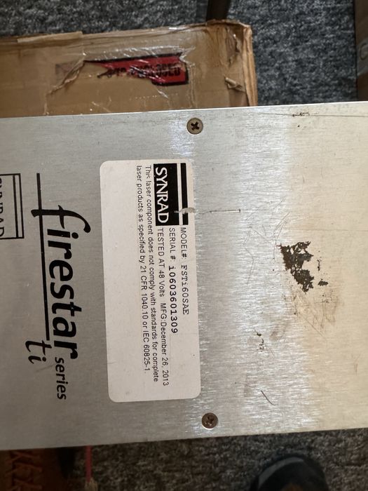 Naprawa / regeneracja tub metalowych CO₂ Epilog Trotec