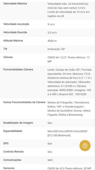 NOVO... 15 minutos de uso - DJI mini 2 SE