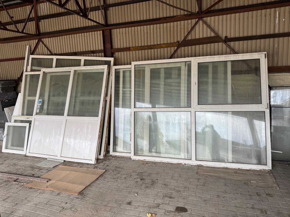 Okna z demontażu, szyby zespolone - różne rozmiary