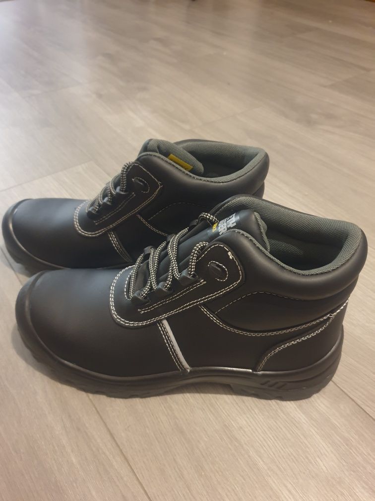 Buty robocze trzewiki wysokie r. 43 czarne Safety Jogger męskie