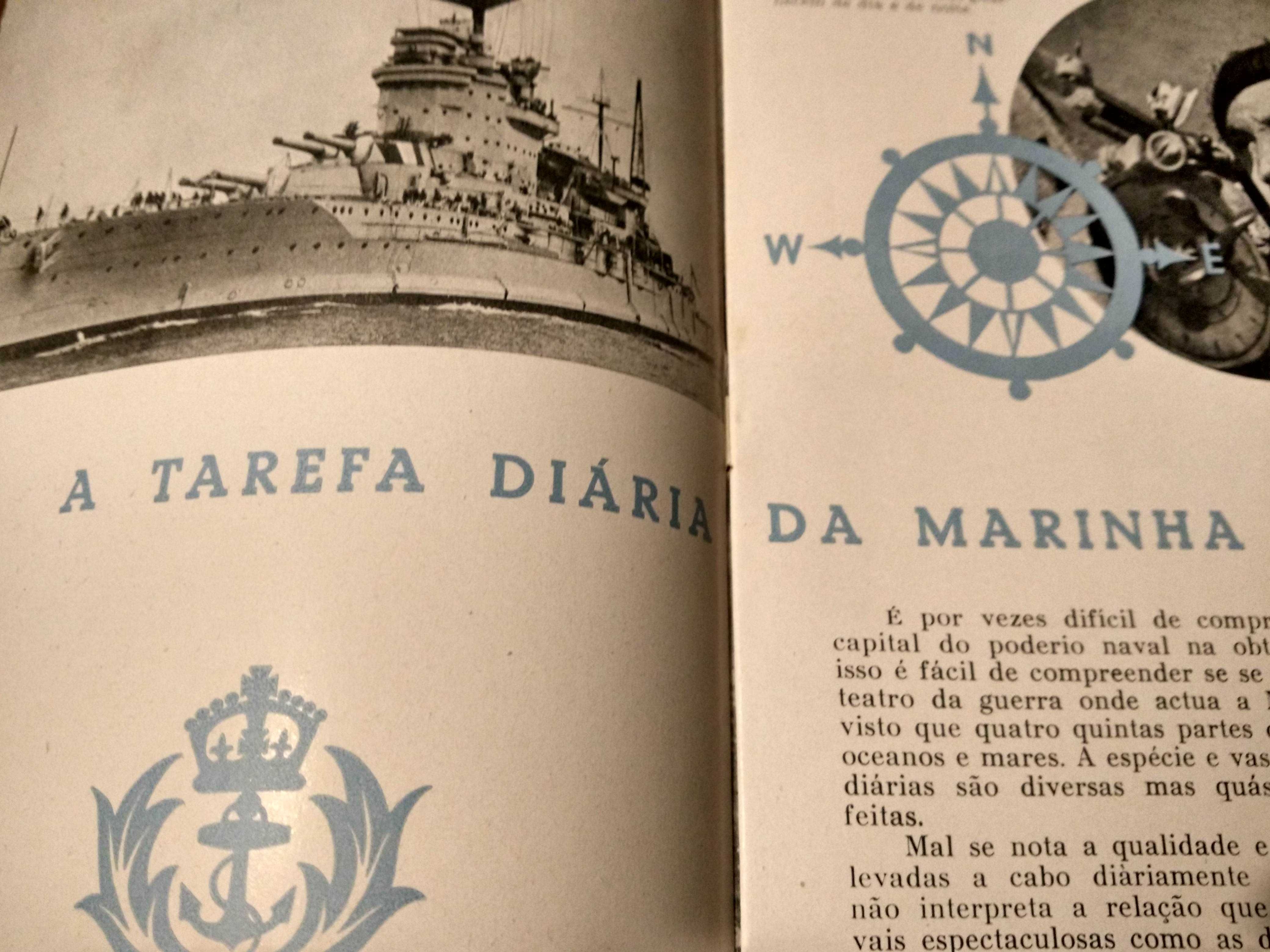 A tarefa diária da Marinha - folheto britânico da 2.ª Grande Guerra