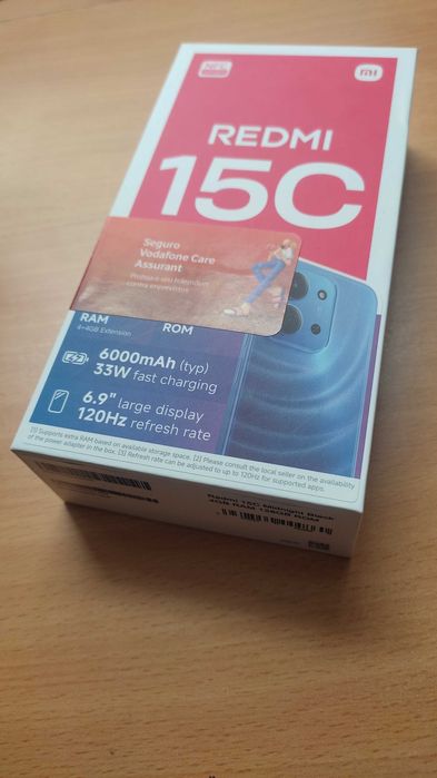 Xiaomi Redmi 15C Novo/Não usado/em caixa
