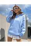Know 42 Xl Bluza Z Nadrukiem Baby Blue J29227