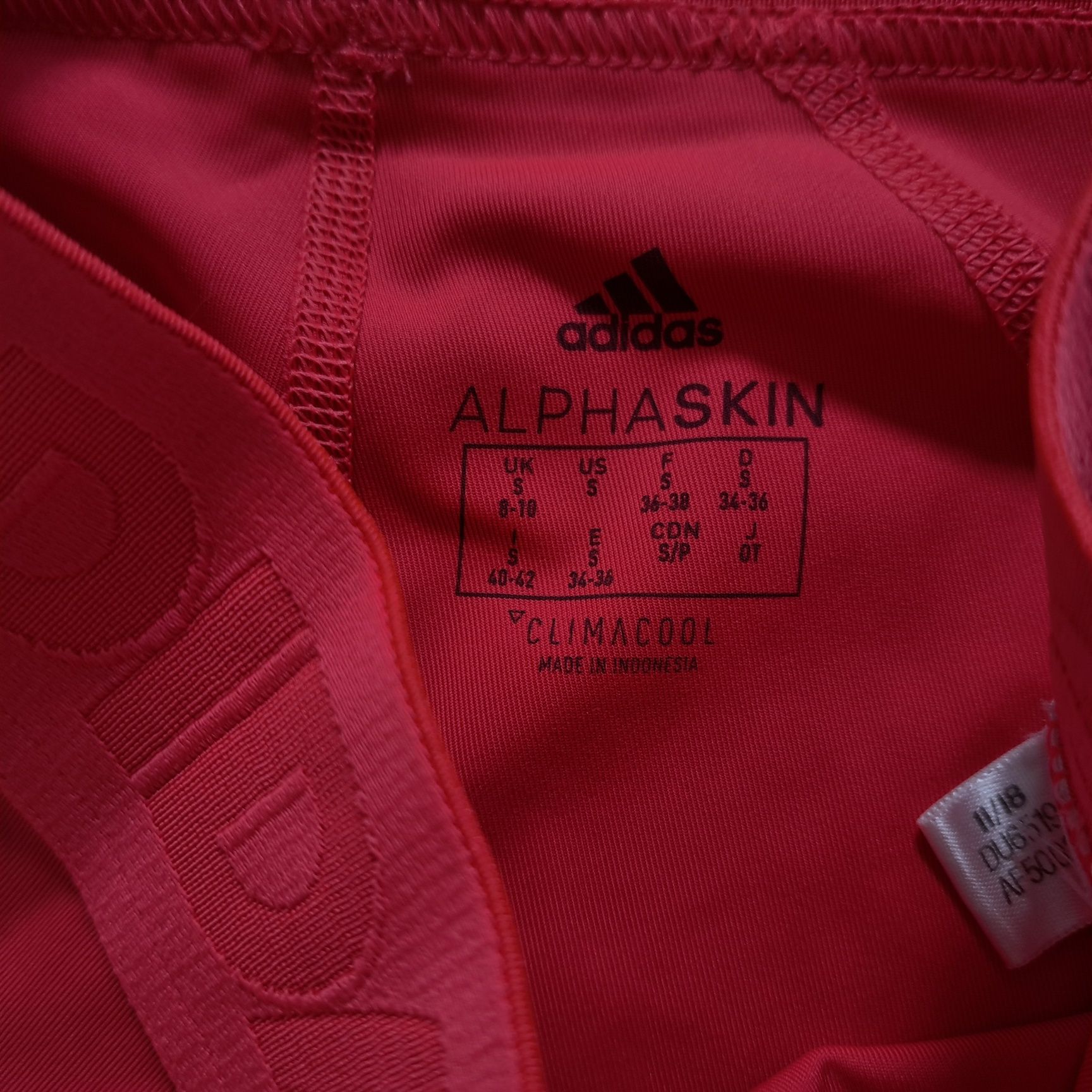 Super legginsy Adidas Alphaskin Climacool rybaczki 3/4 legginsy