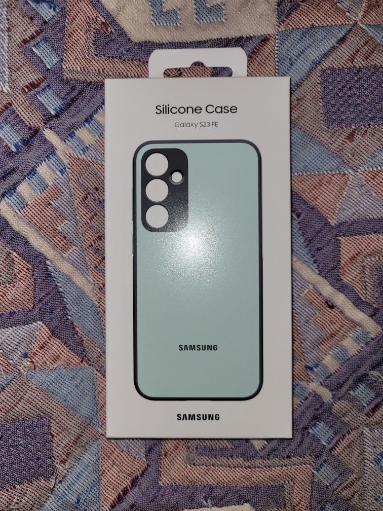 Новый чехол для телефона Samsung Galaxy S23 FE Silicone Case Mint