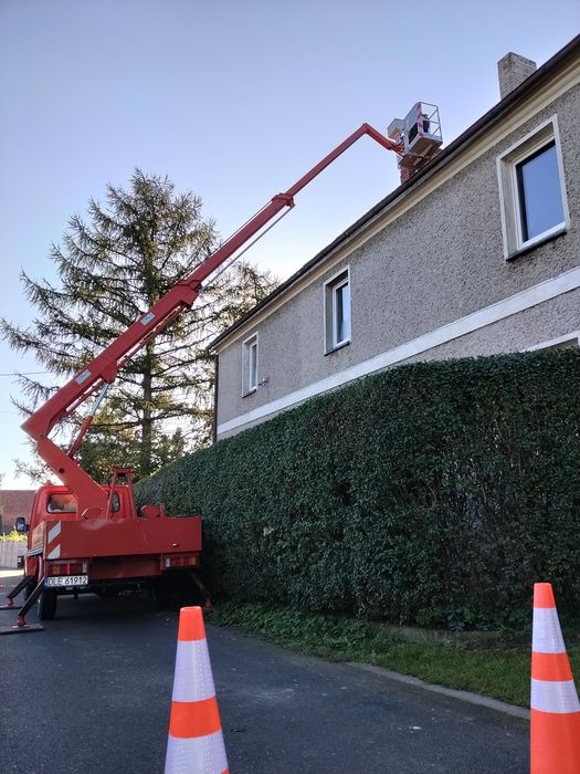 Podnośnik koszowy zwyżka wycinka 100 zł godz