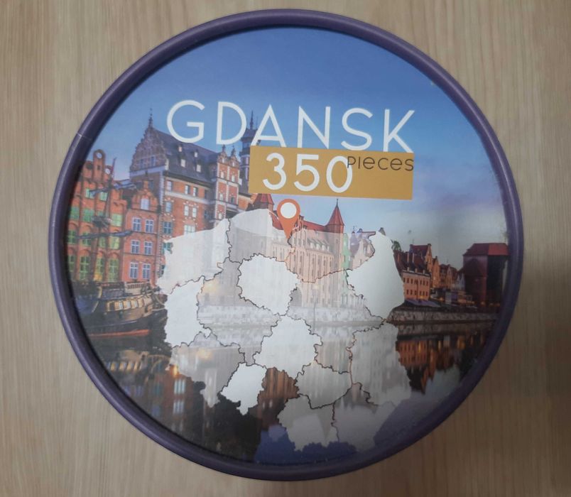 Puzzle Gdańsk 350 elementów, stan idealny