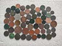 Duży zestaw starych monet