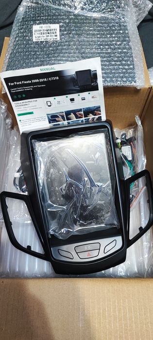 Штатна автомагнітола для Ford fiesta 2009-2016 tesla stayl
