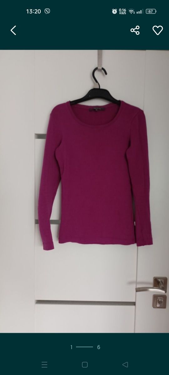 Bluzka t-shirt z długim rękawem Reserved basic