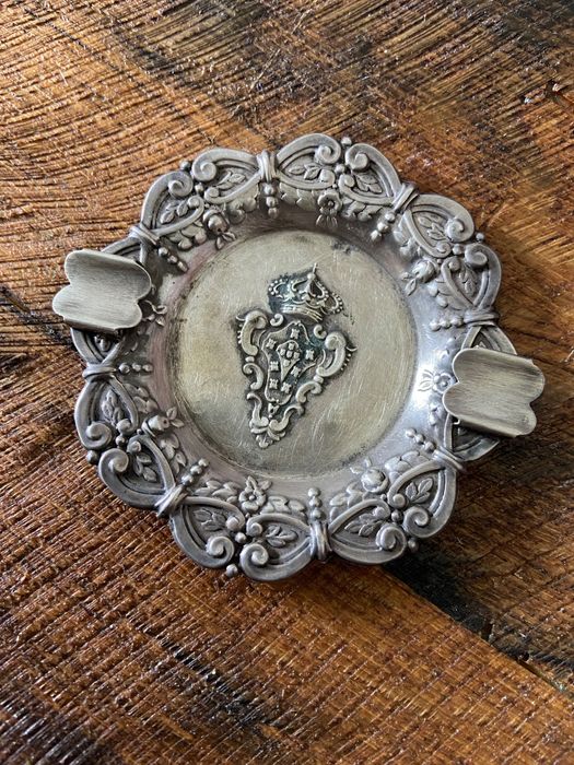 Aneleiras salvas de prata marcada contraste