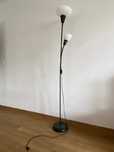 Lampa podłogowa/do czytania, czarny/biały Ikea