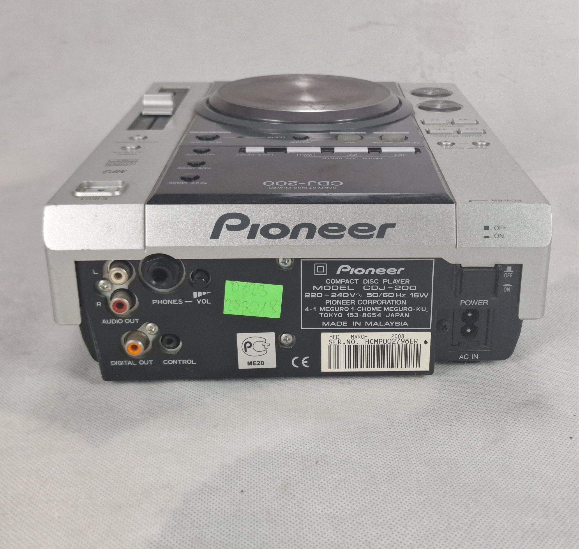 Djski odtwarzacz CD Pioneer CD 200