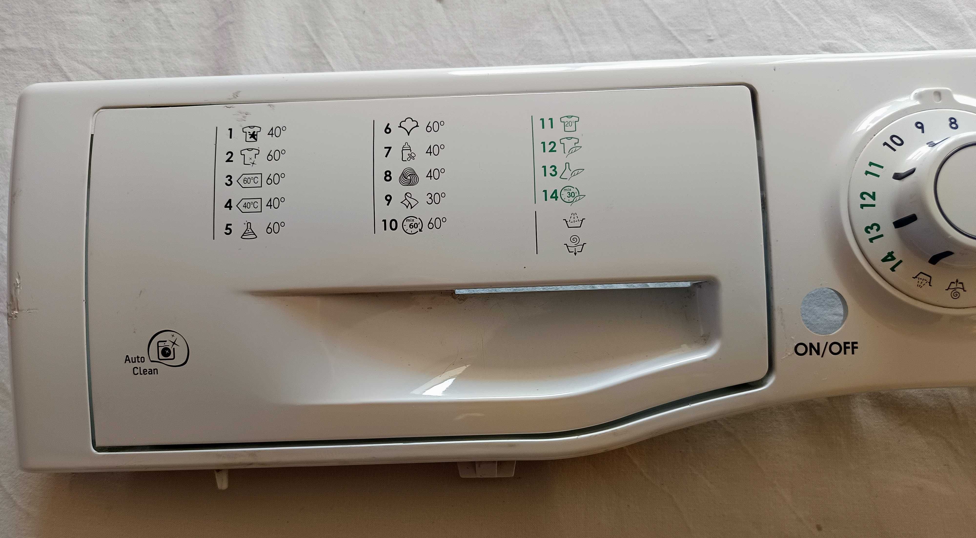 Oryginalny Panel Przedni + Front Szuflady Pralki Hotpoint Ariston
