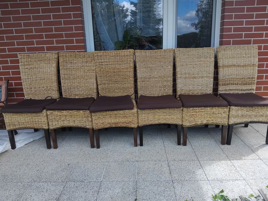 Krzesla stolowe,Jysk w stylu Boho.