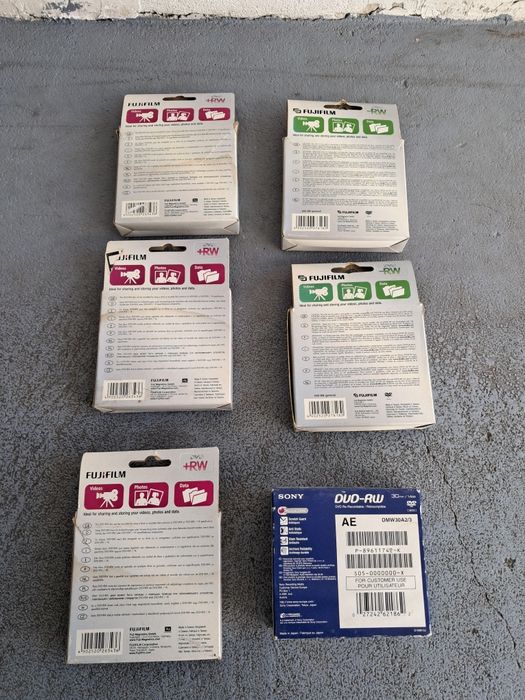 DVD-RW para máquina de filmar