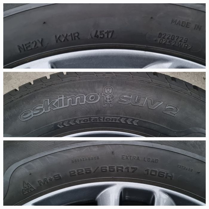 Koła Zimowe Alu z czujnikami 17" Mazda CX-5 CX5 5x114,3 Oryginalne